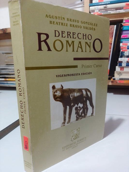 DERECHO ROMANO POR AGUSTIN BRAVO Y BEATRIZ BRAVO USADO DERECHO JUAREZ