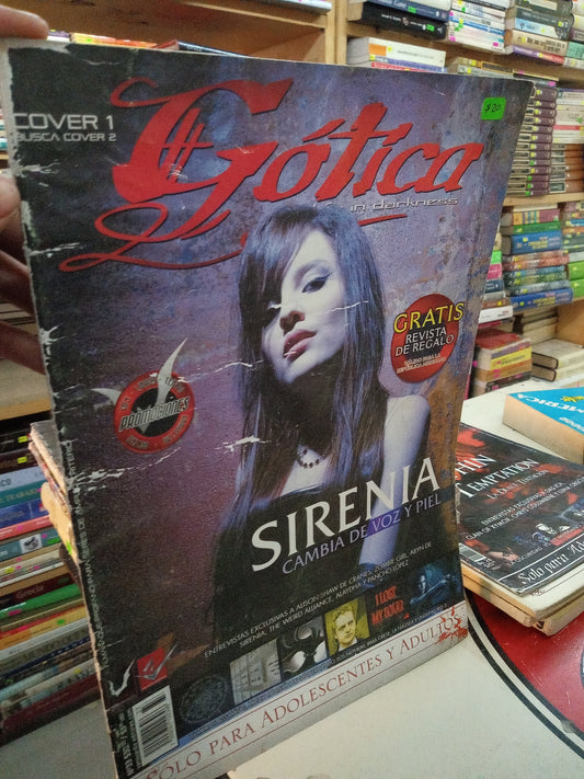GOTICA SIRENA CAMBIA VOZ Y PIEL USADO ARTE LITERARIO 207