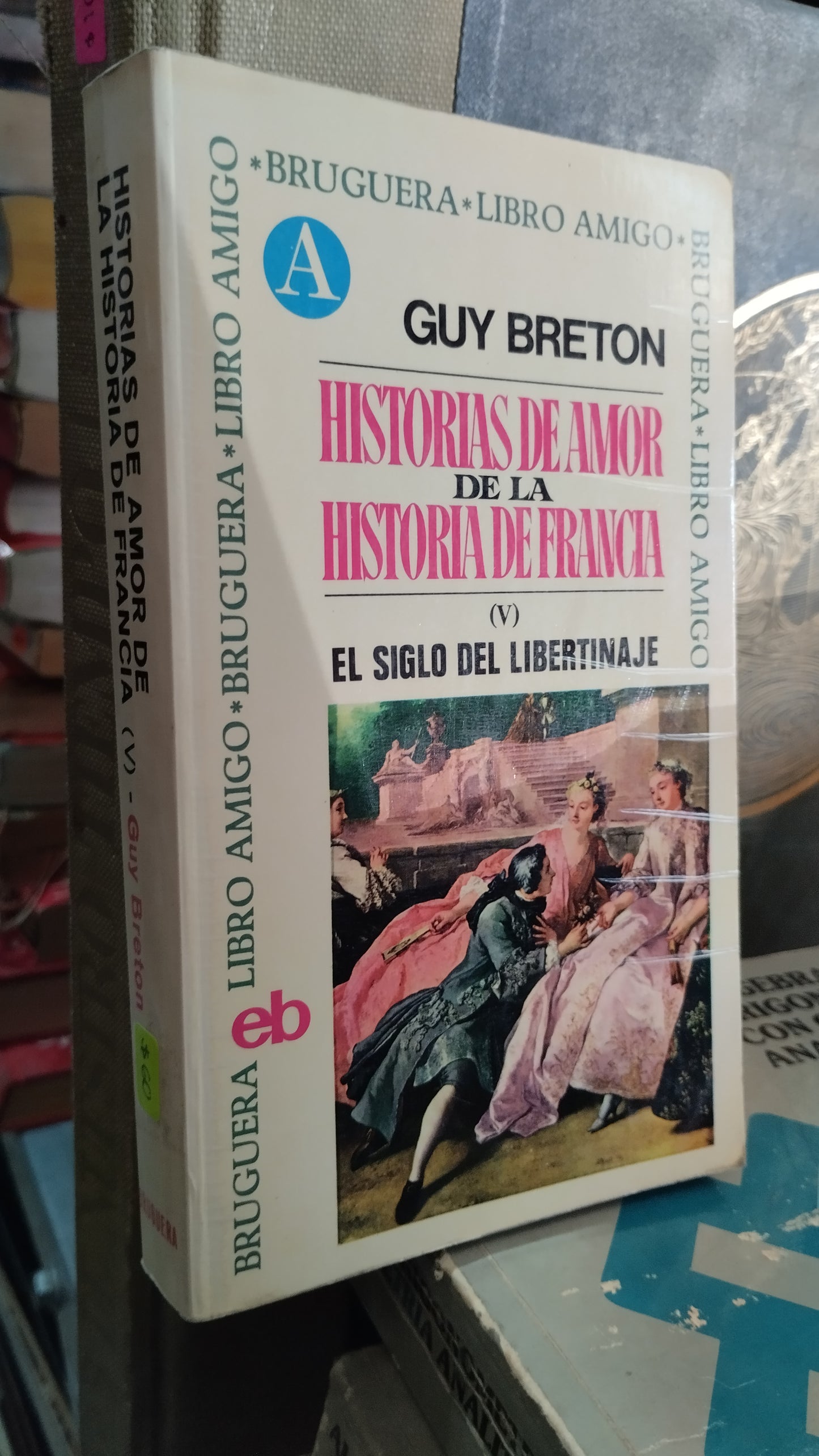 HISTORIAS DE AMOR DE LA HISTORIA DE FRANCIA POR GUY BRETON LIBRO USADO NOVELAS ALDAMA