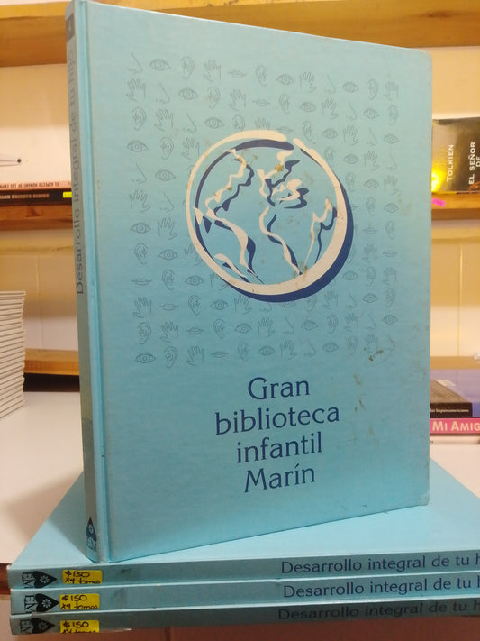 GRAN BIBLIOTECA INFANTIL MARIN 4 TOMOS USADO INFANTIL JUAREZ