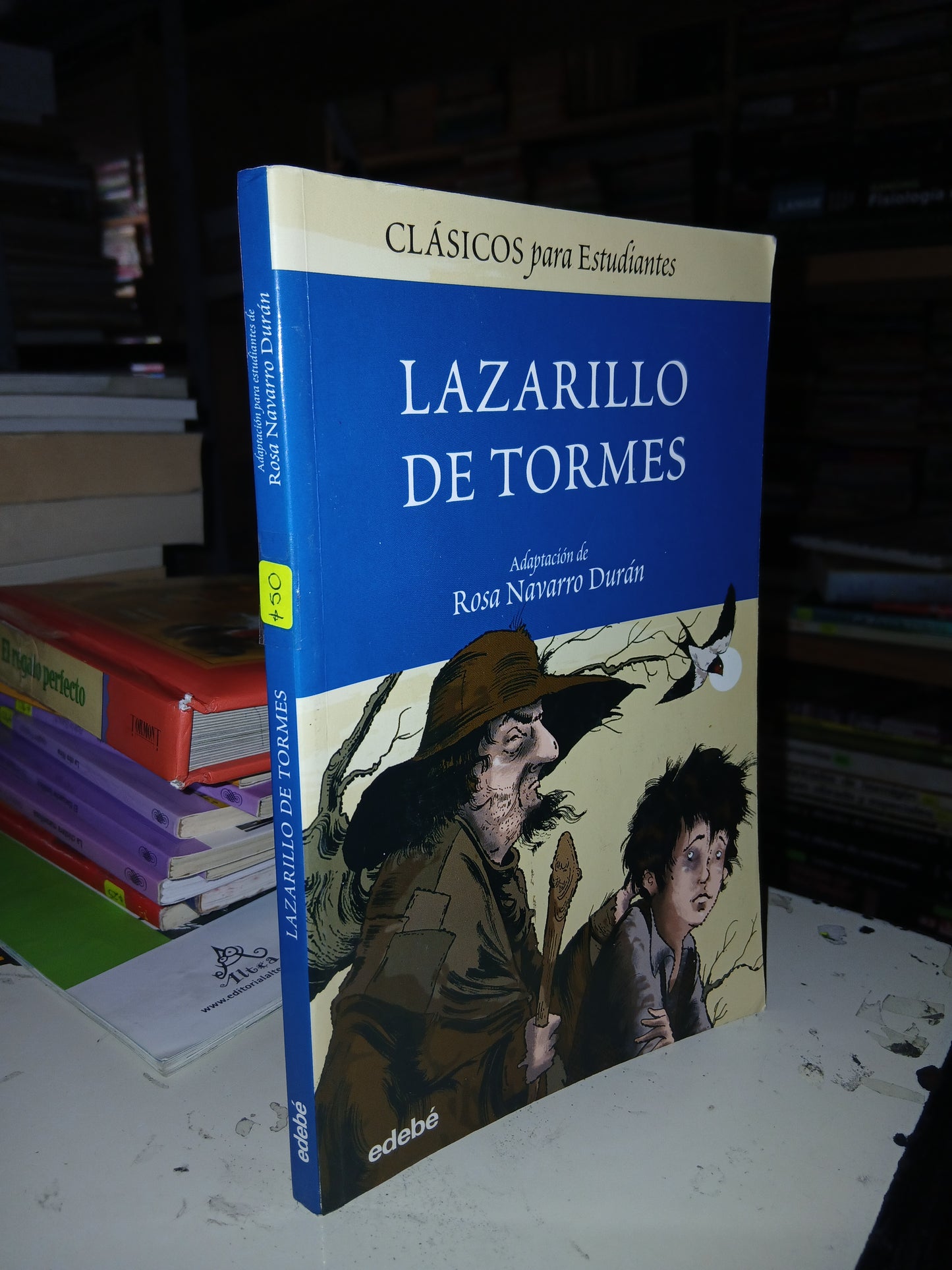 LAZARILLO DE TORMES ADAPTADO POR ROSA NAVARRO DURÁN USADO NOVELA LITERARIO 207