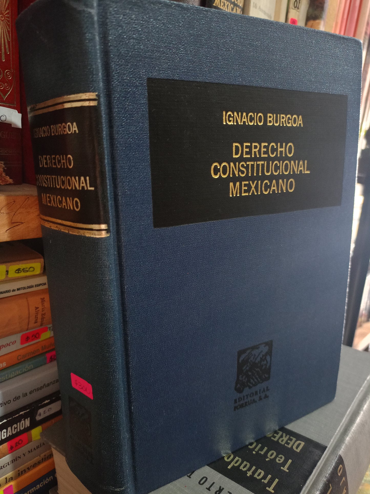DERECHO CONSTITUCIONAL MEXICANO POR IGNACIO BURGOA USADO DERECHO LITERARIO 305