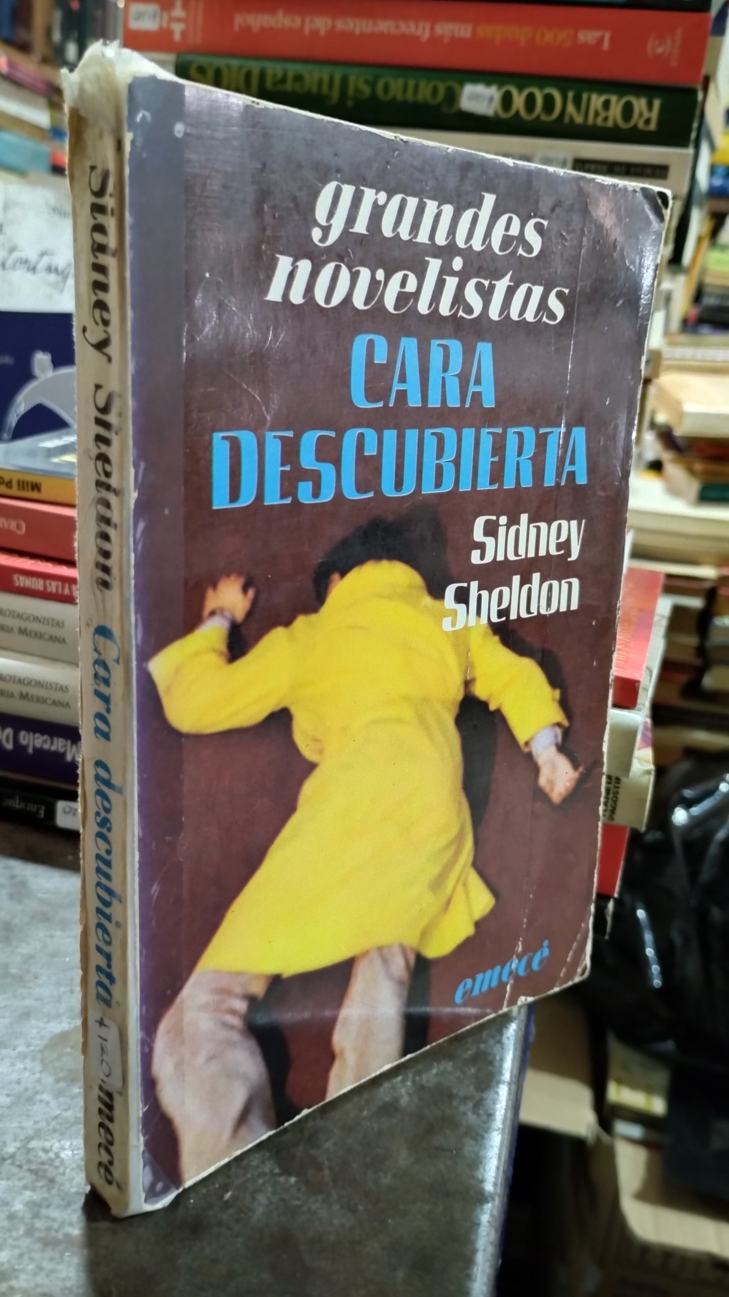 CARA DESCUBIERTA POR SIDNEY SHELDON USADO NOVELAS ALDAMA