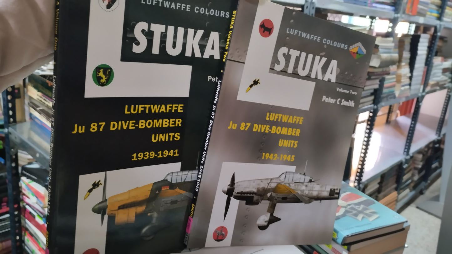 STUKA VOLUME ONE Y TWO 2 TOMOS LIBRO USADO HISTORIA ALDAMA