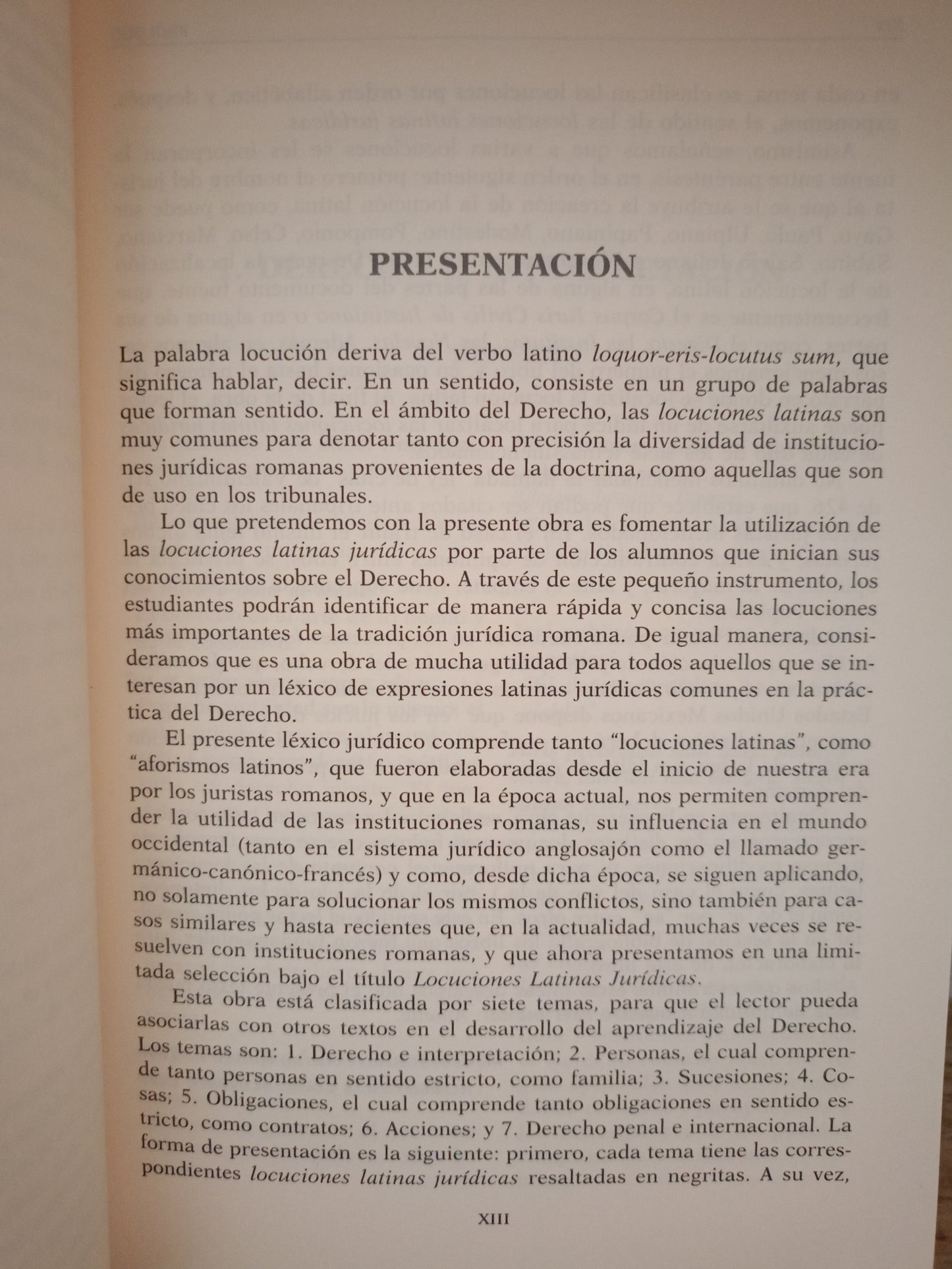 LOCUCIONES LATINAS JURÍDICAS POR JOSÉ LUIS SOBERANES FERNÁNDEZ, ALFREDO ISLAS COLÍN Y FLORENCE LÉZÉ USADO DERECHO LITERARIO 305