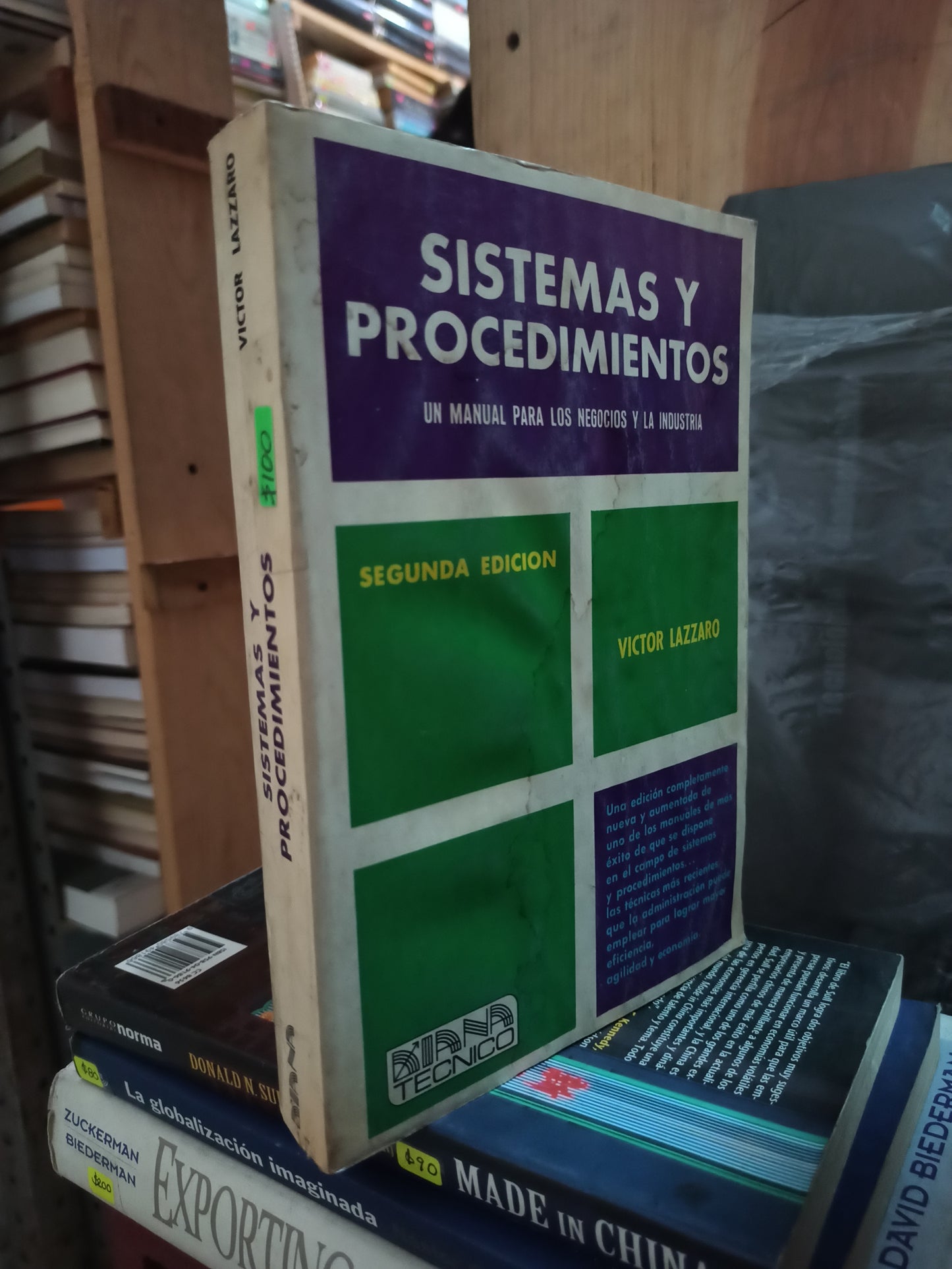 SISTEMAS Y PROCEDIMIENTOS POR VICTOR LAZZARO USADO ADMINISTRACIÓN LITERARIO 207