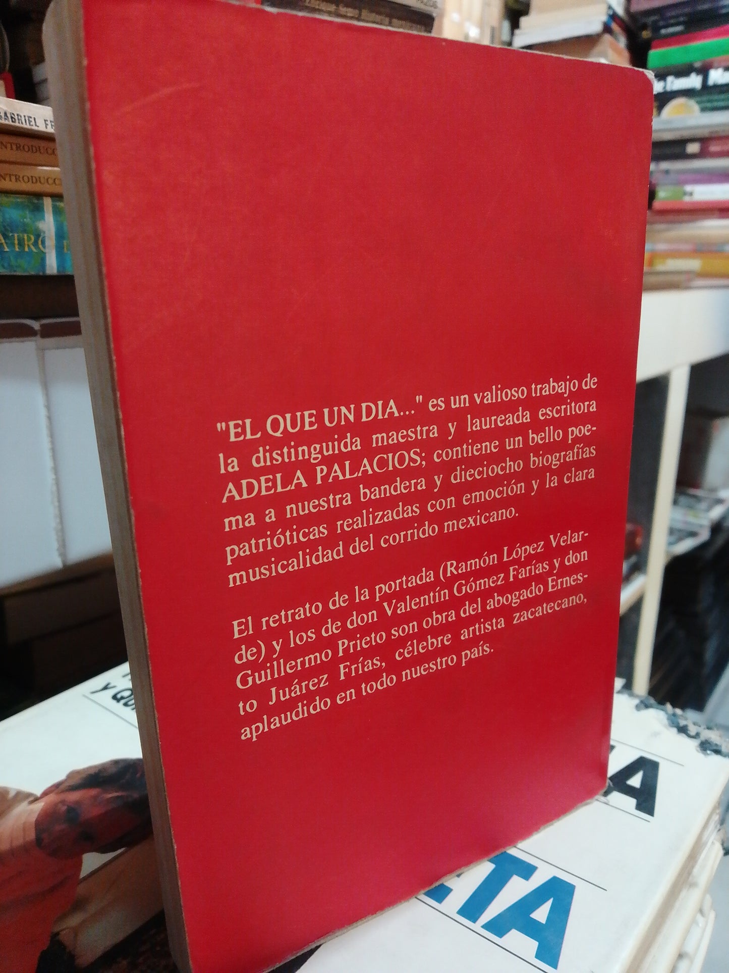 EL QUE UN DIA POR ADELA PALACIOS USADO HISTORIA JUAREZ
