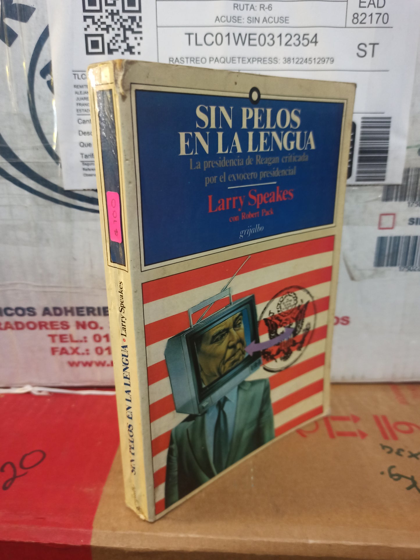 SIN PELOS EN LA LENGUA POR LARRY SPEAKES USADO NOVELAS JUÁREZ