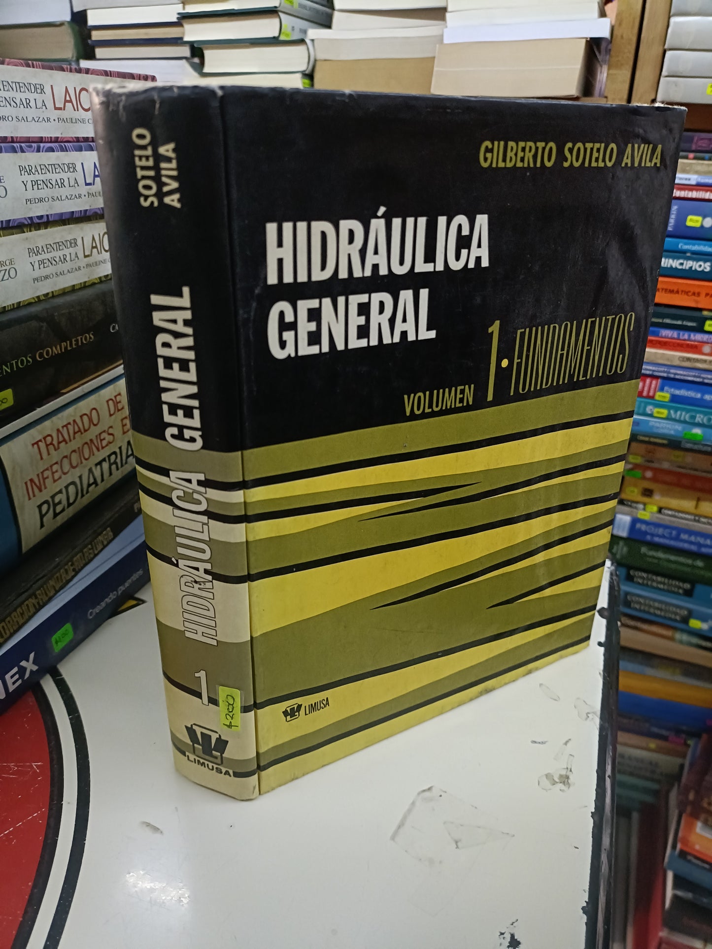 HIDRÁULICA GENERAL VOLUMEN 1 POR SOTELO ÁVILA USADO MATEMÁTICAS LITERARIO 207