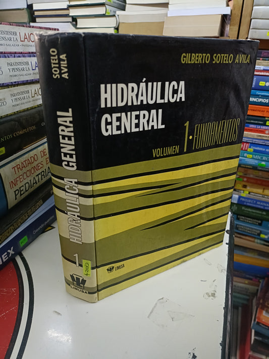 HIDRÁULICA GENERAL VOLUMEN 1 POR SOTELO ÁVILA USADO MATEMÁTICAS LITERARIO 207