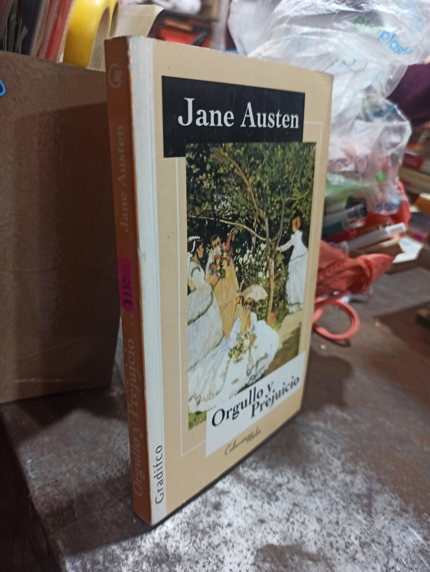 ORGULLO Y PREJUICIO POR JANE AUSTEN USADO NOVELAS ALDAMA