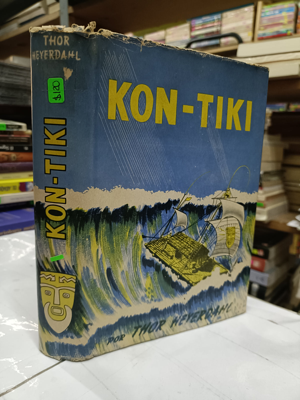 KON TIKI POR THOR HEYERDAHL USADO NOVELA LITERARIO 207