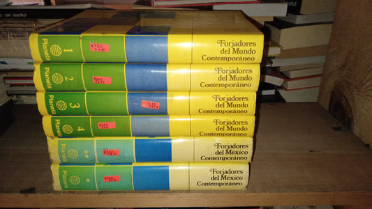 FORJADORES DEL MUNDO CONTEMPORÁNEO / FORJADORES DEL MÉXICO CONTEMPORÁNEO (VARIOS AUTORES) USADO HISTORIA LITERARIO 207