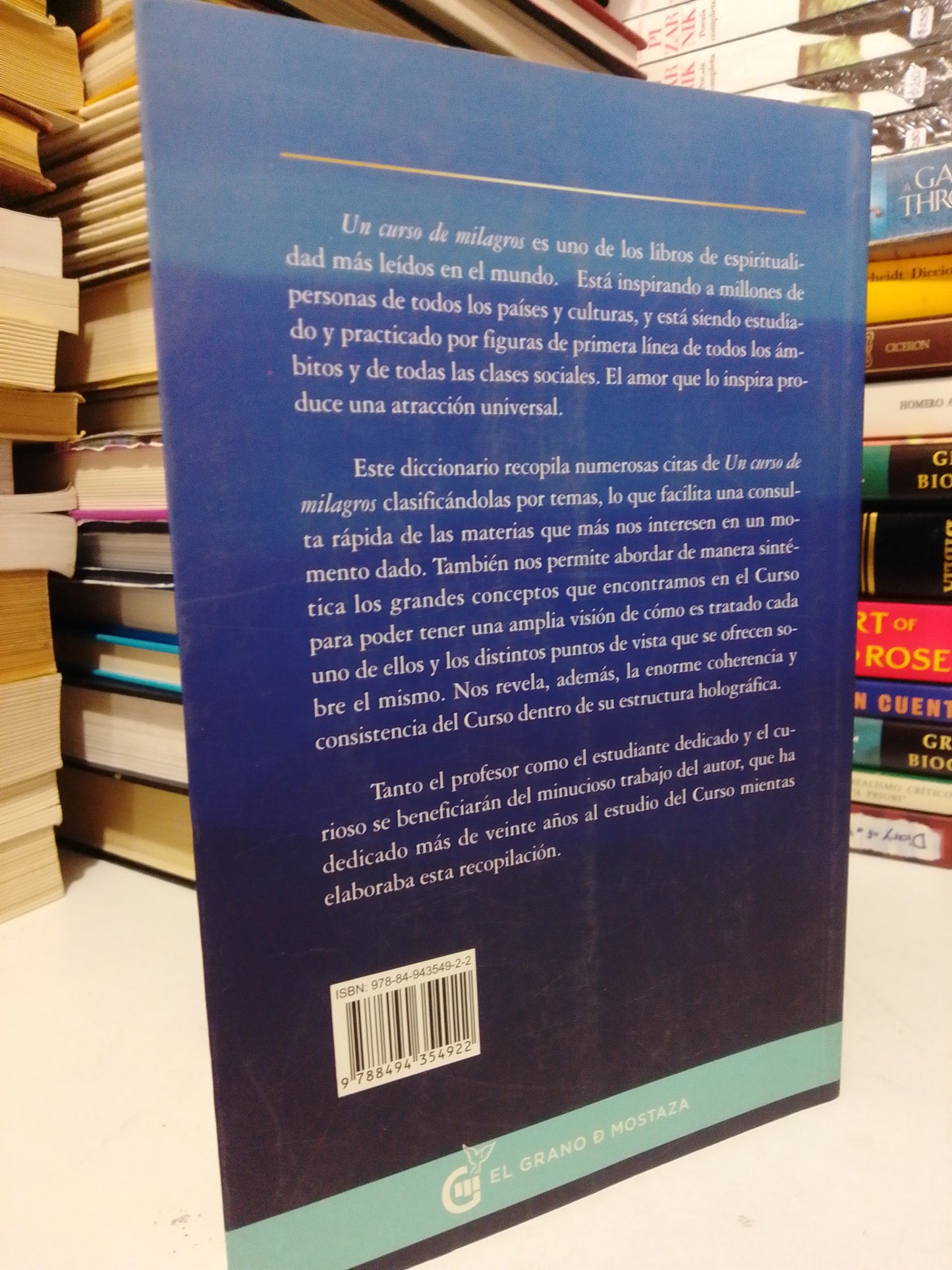 DICCIONARIO DE TÉRMINOS SEGÚN UN CURSO DE MILAGROS, LOS SÍMBOLOS DE LA PALABRA POR JOSÉ LUIS MOLINA MILLÁN USADO SUP.PERSONAL JUÁREZ