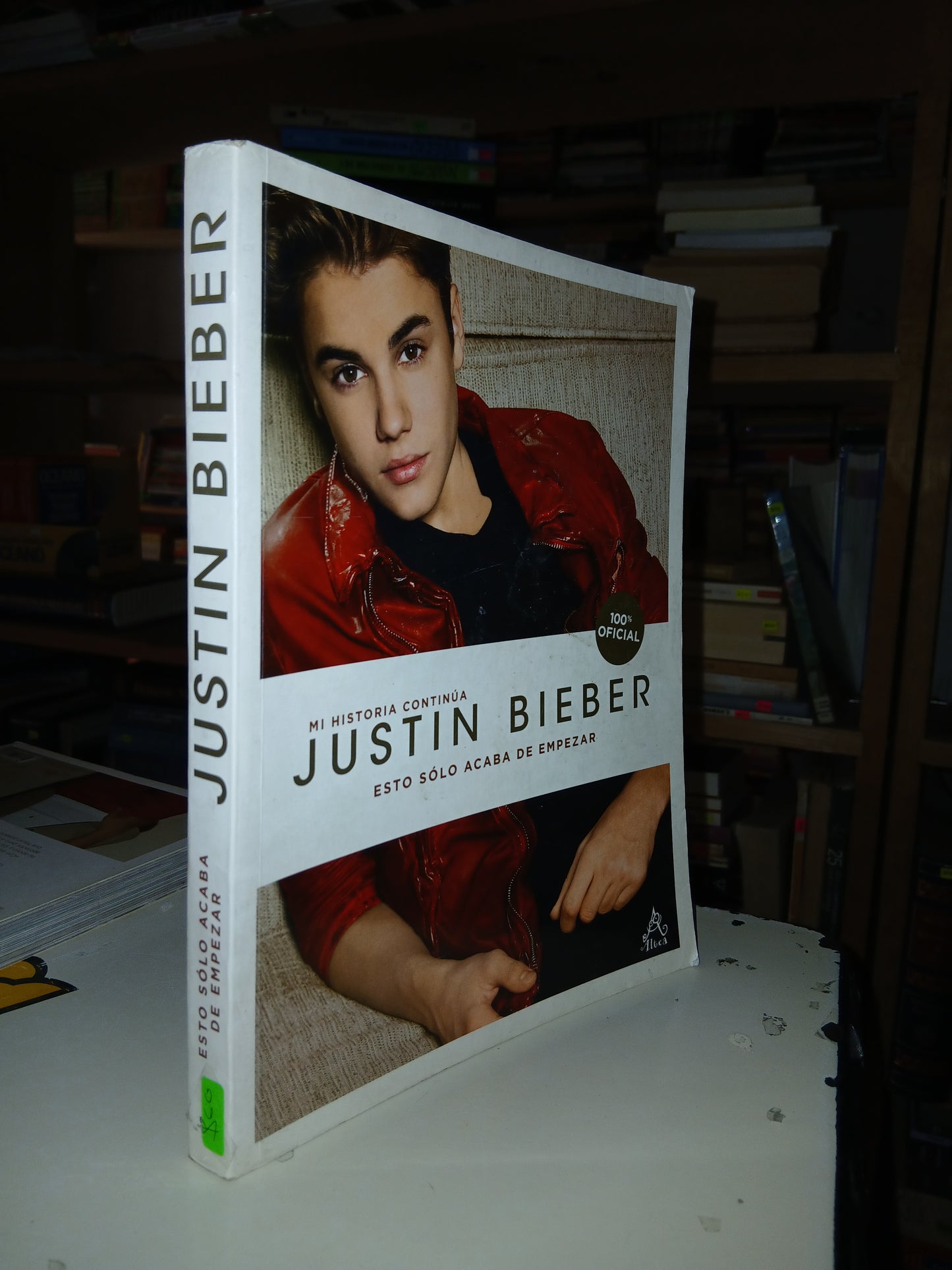 ESTO SÓLO ACABA DE EMPEZAR POR JUSTIN BIEBER USADO NOVELA LITERARIO 207