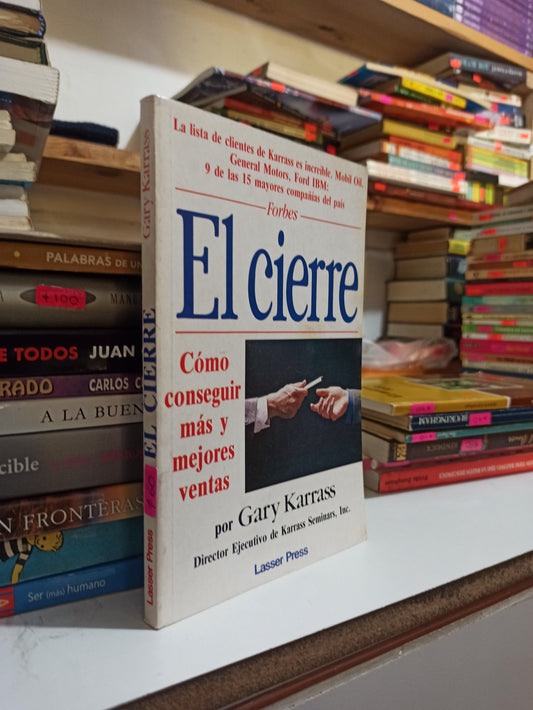 EL CIERRE POR GARY KARRASS USADO SUPERACION PERSONAL JUÁREZ