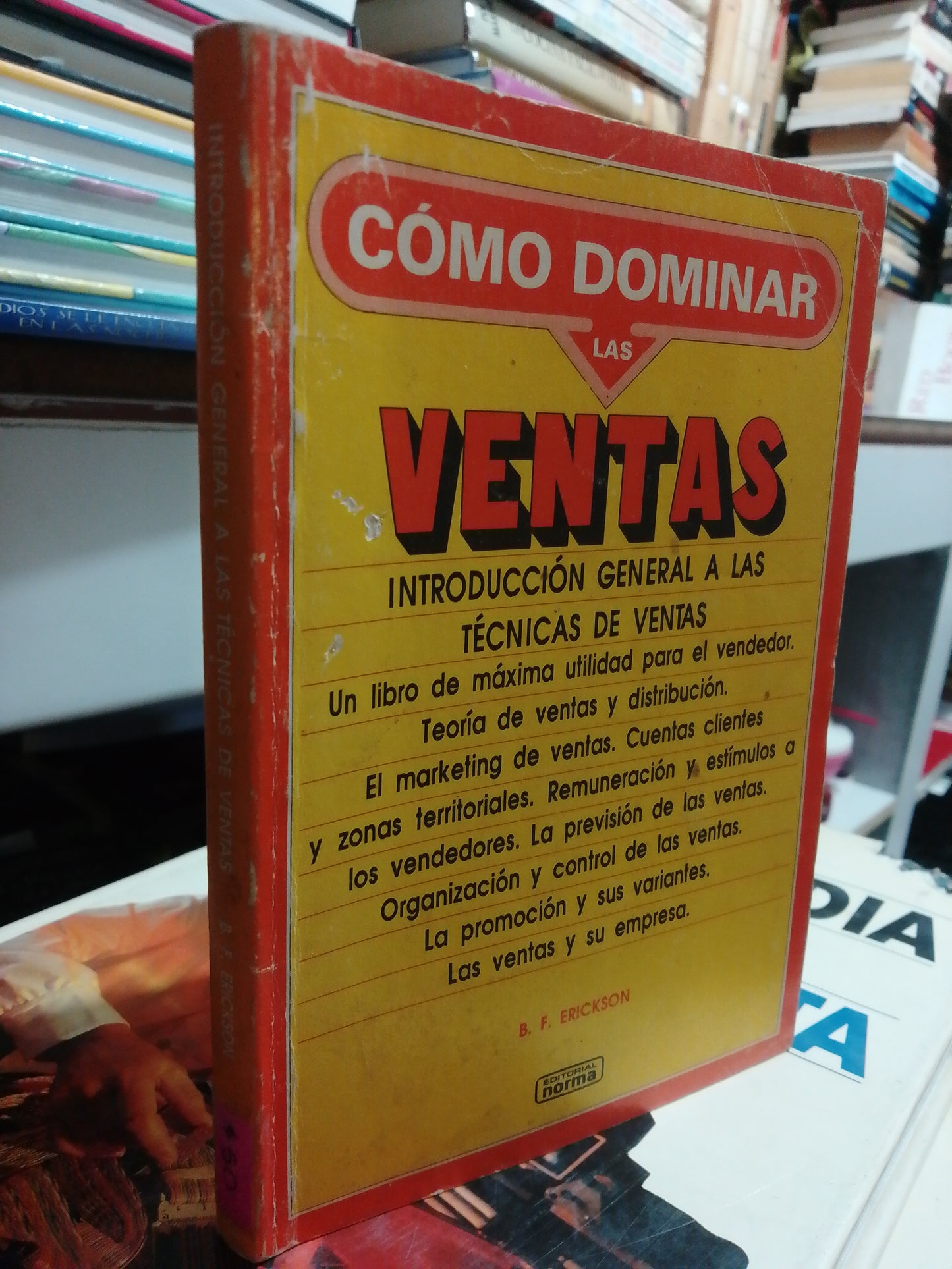 CÓMO DOMINAR LAS VENTAS POR B.F. ERICKSON USADO SUPERACIÓN PERSONAL JUÁREZ
