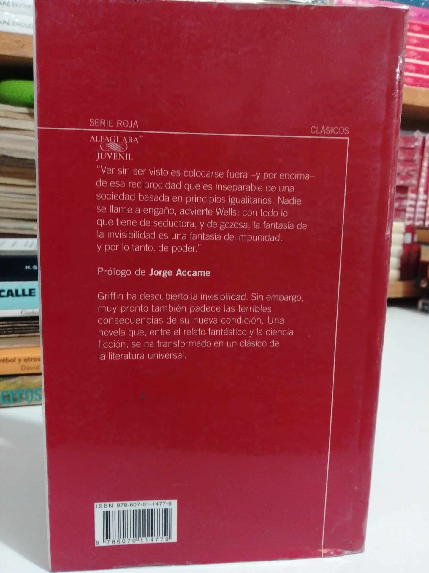 EL HOMBRE INVISIBLE POR H.J.WELL USADO NOVELAS JUAREZ