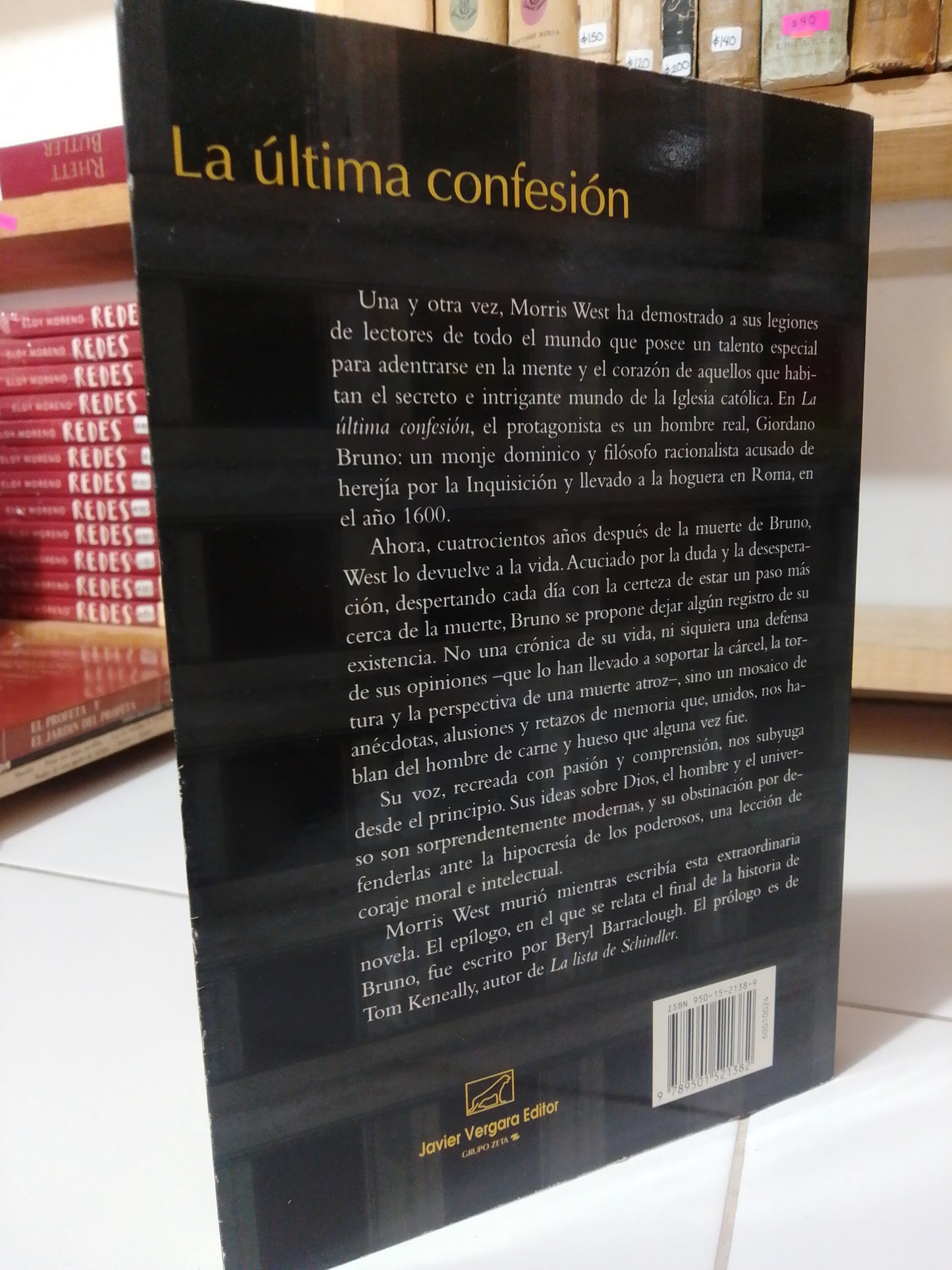 LA ULTIMA CONFESION POR MORRIS WEST USADO NOVELA JUAREZ
