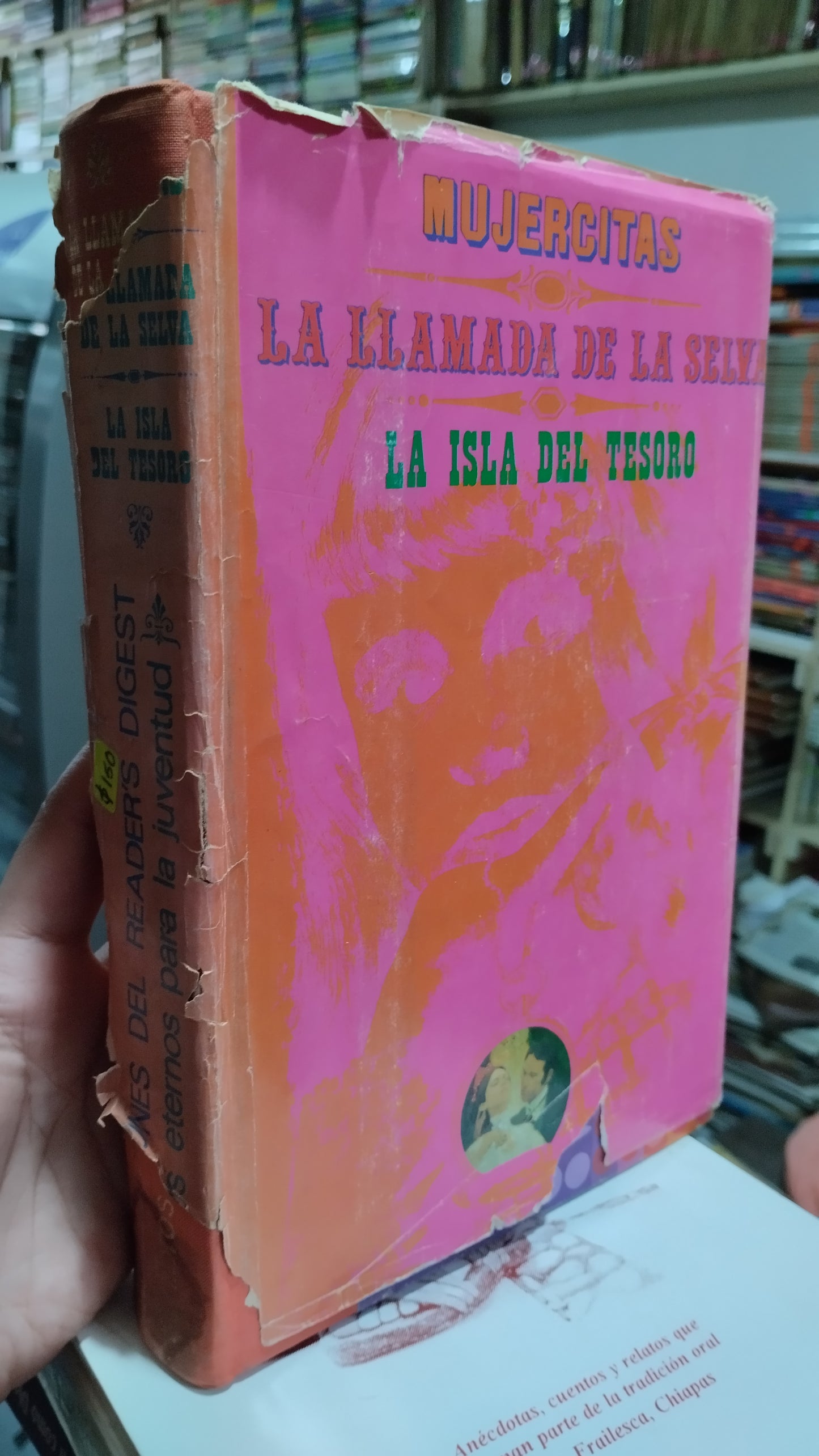 MUJERCITAS LA LLAMADA DE LA SELVA LA ISLA DEL TESORO POR SELECCIONES READERS DIGEST LIBRO USADO NOVELAS ALDAMA