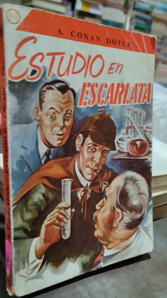 ESTUDIO EN ESCARLATA POR A CONAN DOYLE LIBRO USADO NOVELAS ALDAMA