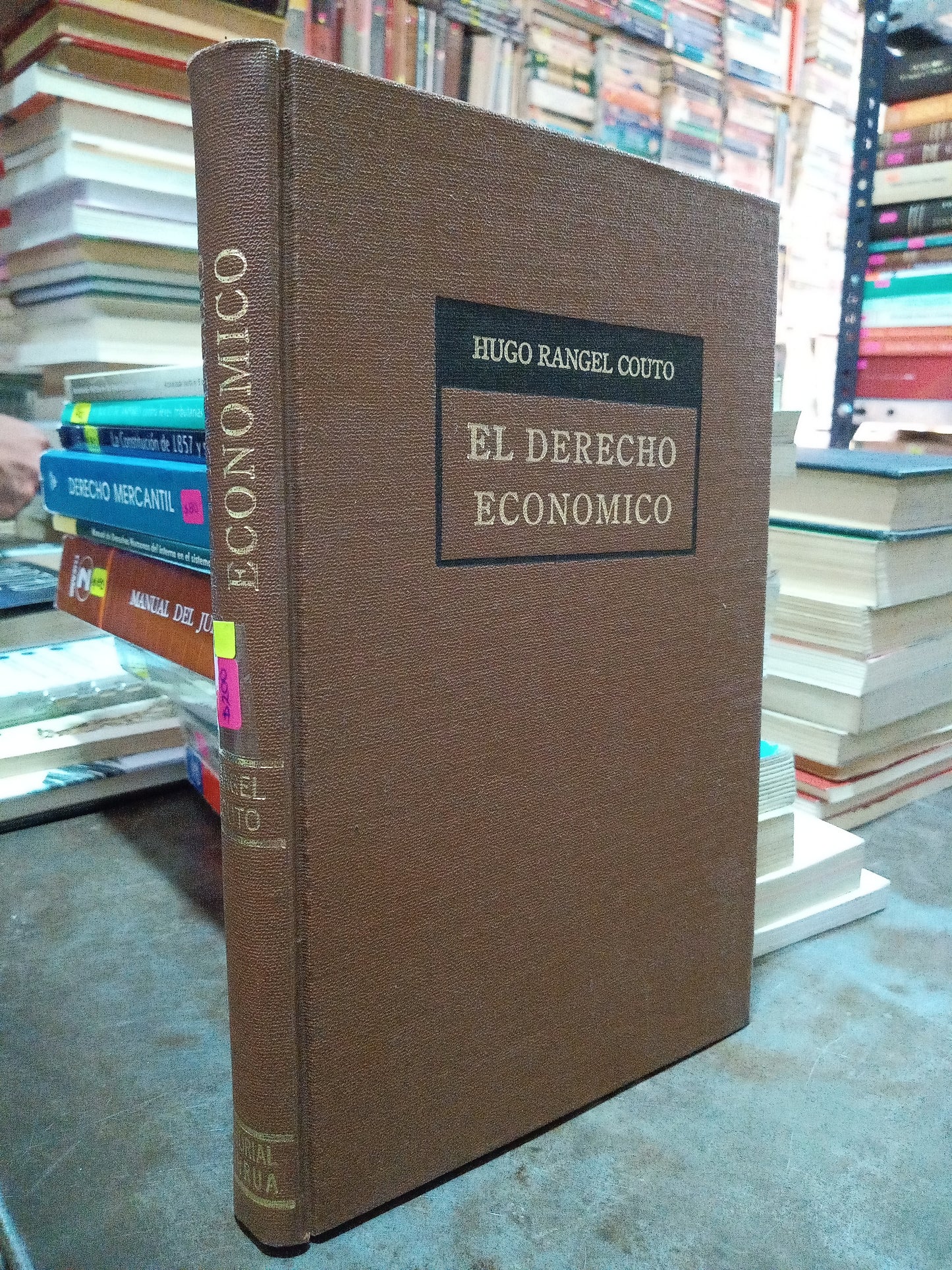 EL DERECHO ECONOMICO POR HUGO RANGEL COUTO USADO DERECHO ALDAMA