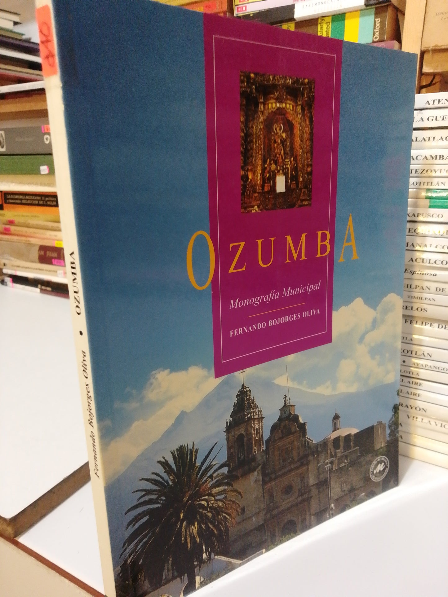 MONOGRAFIA MUNICIPAL OZUMBA POR FERNANDO BOJORGES OLIVA USADO HISTORIA JUÁREZ