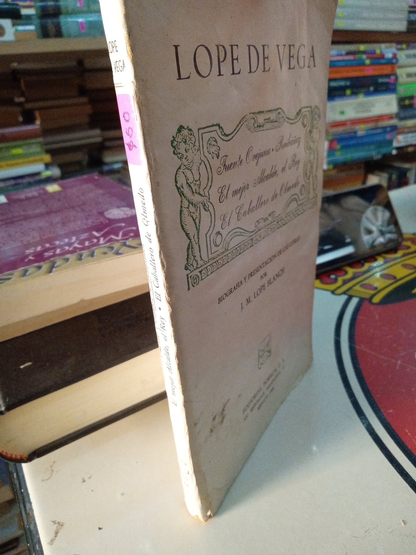 LOPE DE VEGA BIOGRAFÍA Y PRESENTACIÓN DE LAS OBRAS PIR J M LOPE BLANCH USADO NOVELA LITERARIO 207