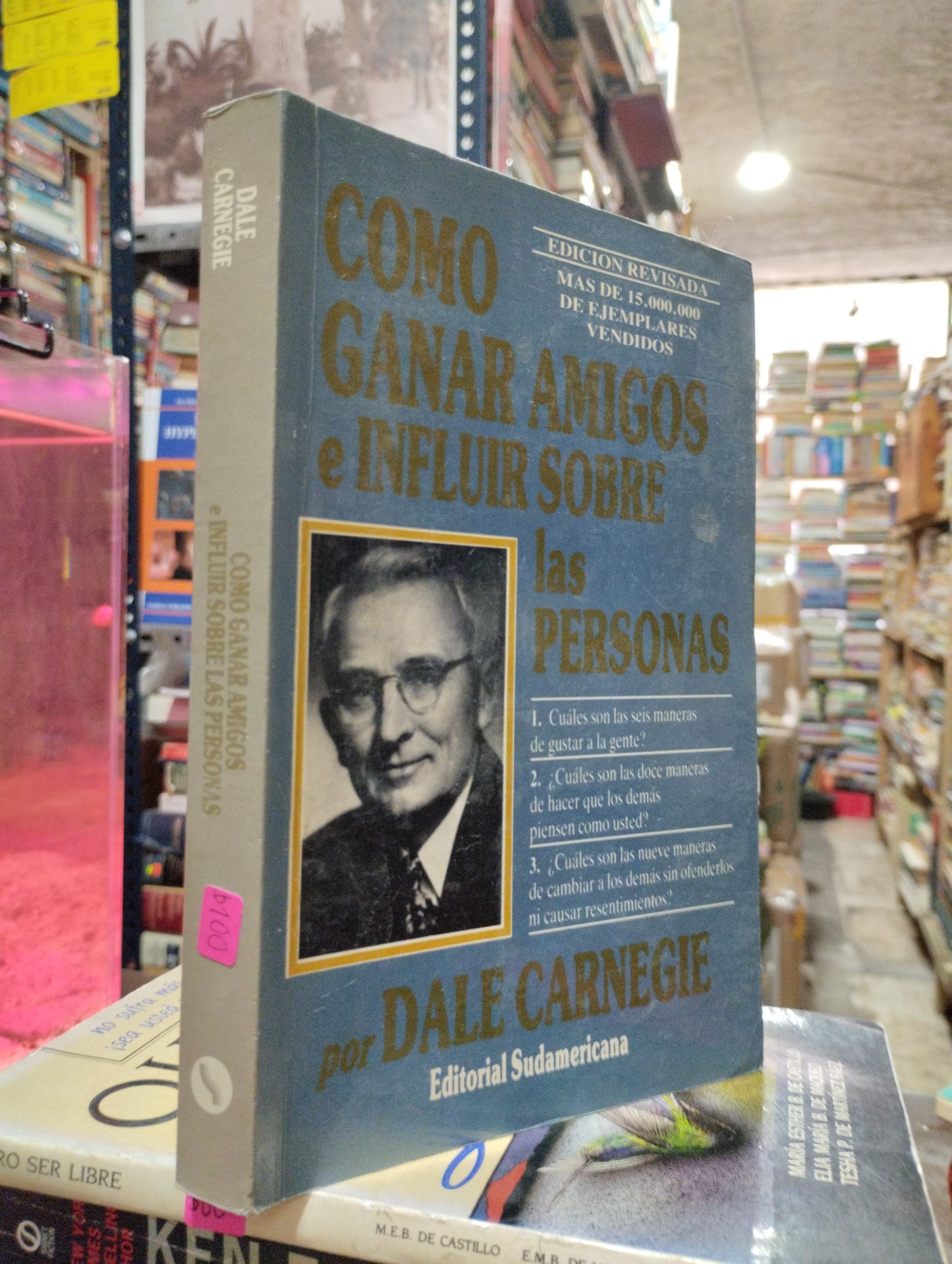 COMO GANAR AMIGOS E INFLUIR SOBRE LAS PERSONAS POR DALE CARNEGIE USADO SUPERACION PERSONAL ALDAMA