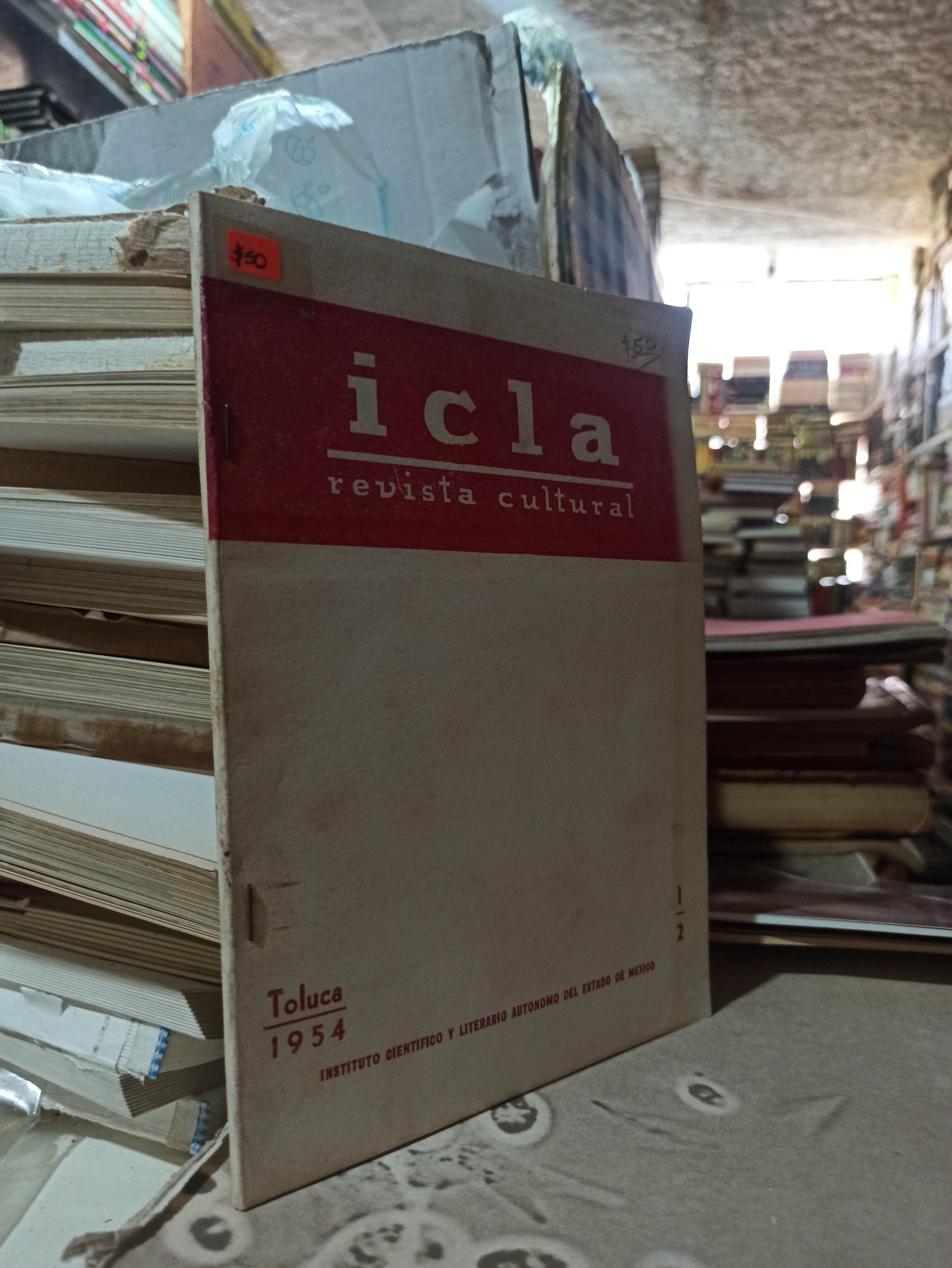 ICLA REVISTA CULTURAL POR ADOLFO ESTRADA MONTIEL USADO ANTIGUOS ALDAMA