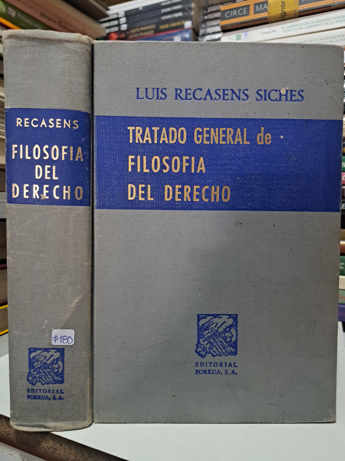 TRATADO GENERAL DE FILOSOFÍA DEL DERECHO LUIS RECASENS SICHES USADO DERECHO JUÁREZ