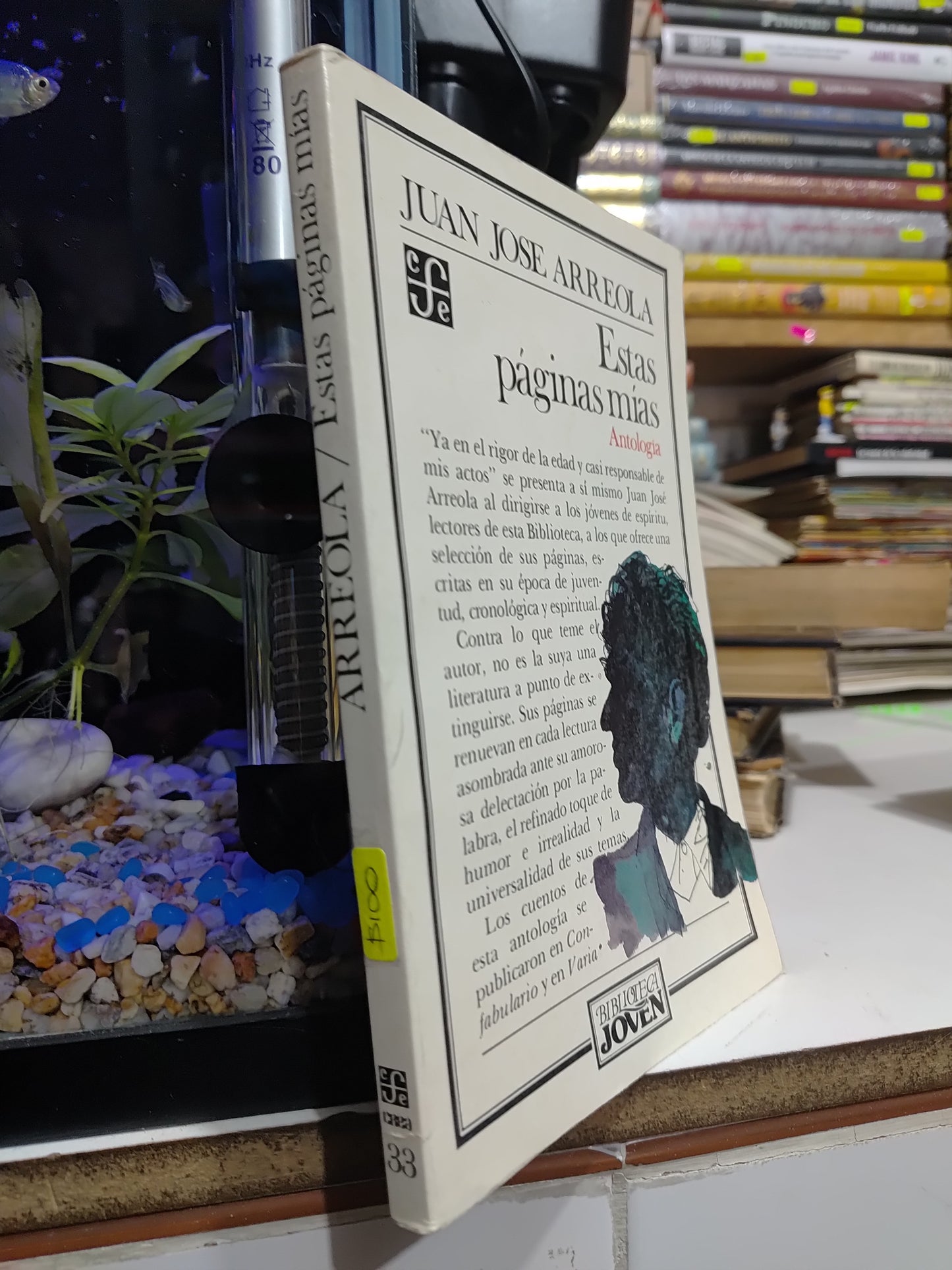 ESTAS PAGINAS MIAS ANTOLOGIA POR JUAN JOSE ARREOLA USADO NOVELAS JUAREZ
