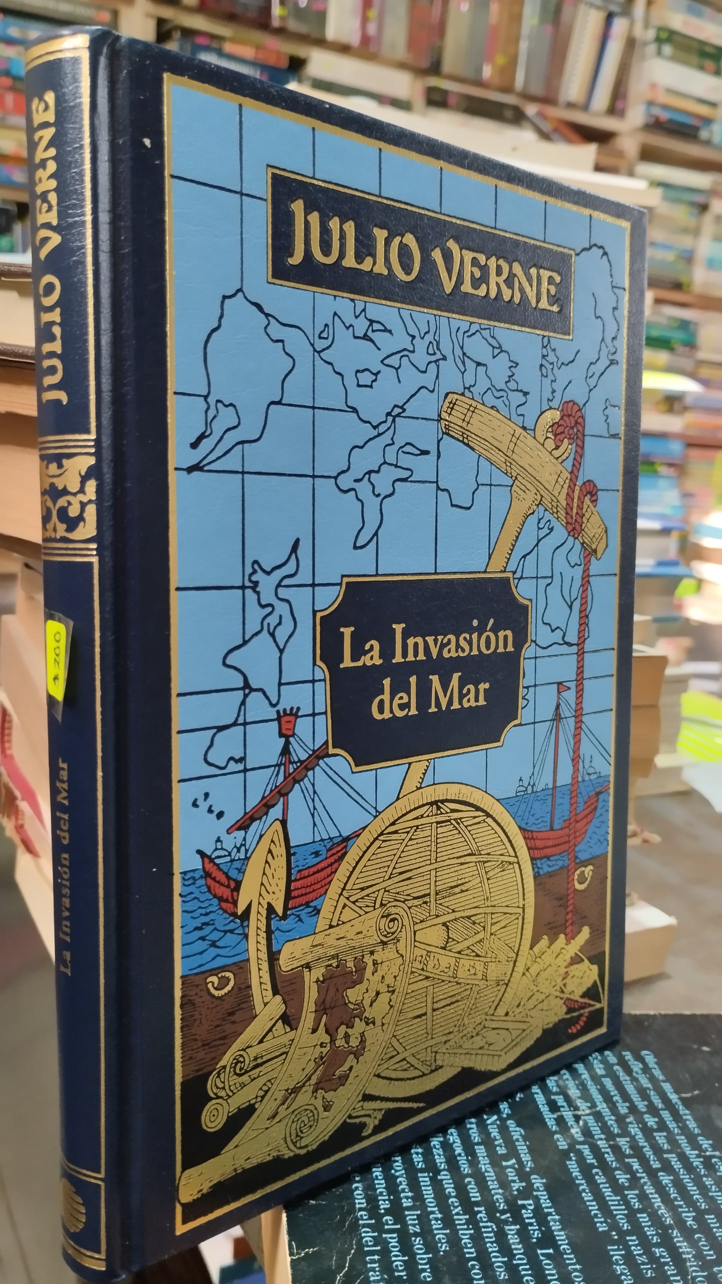 LA INVASION DEL MAR POR JULIO VERNE LIBRO USADO ANTIGUO ALDAMA