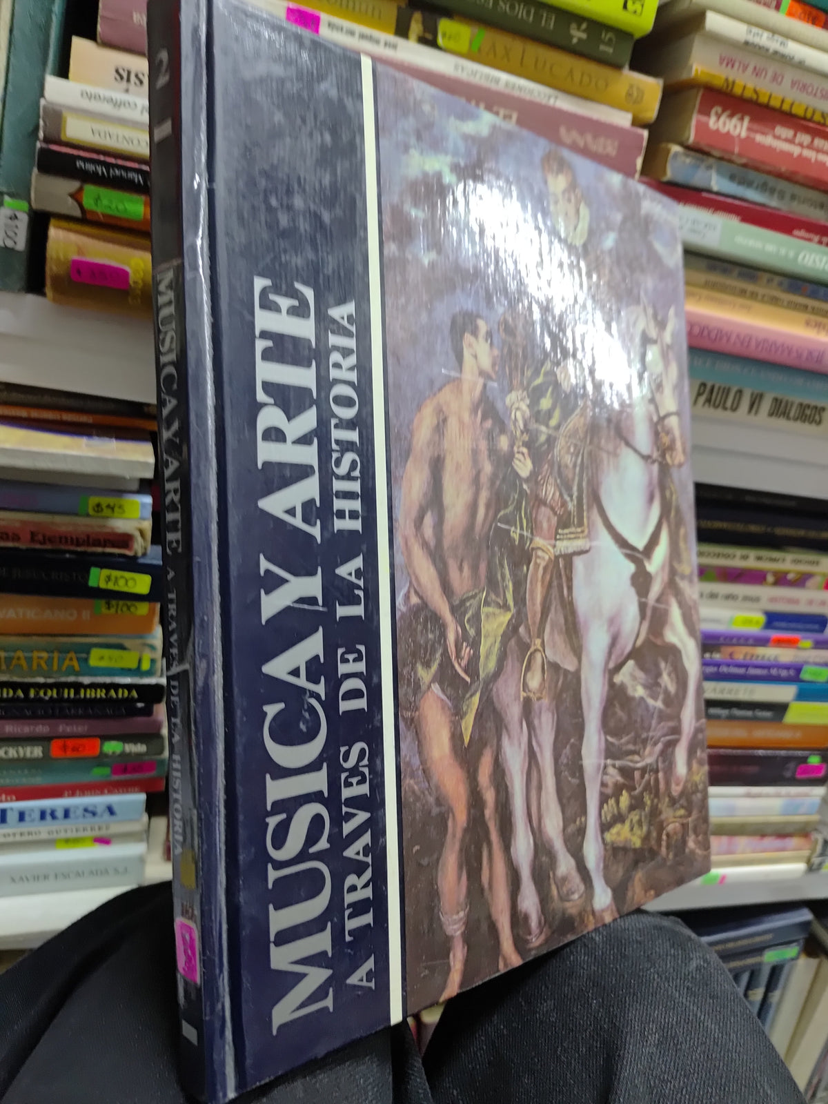 MUSICA Y ARTE A TRAVES DE LA HISTORIA POR EDITORIAL ENRUBA LOZANO USADO ARTES JUAREZ 507
