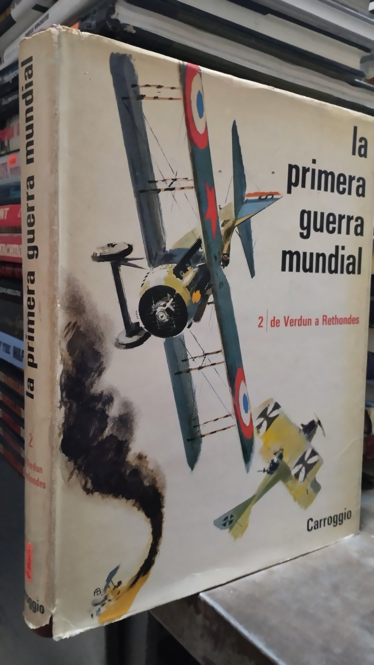 LA PRIMERA GUERRA MUNDIAL 2 POR CARROGGIO LIBRO USADO HISTORIA ALDAMA
