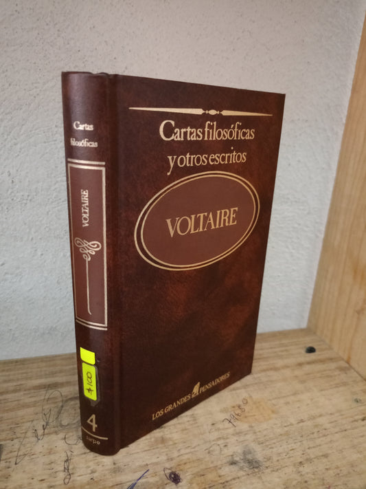 CARTAS FILOSOFICAS Y OTROS ESCRITOS POR VOLTAIRE USADO NOVELA LITERARIO 305