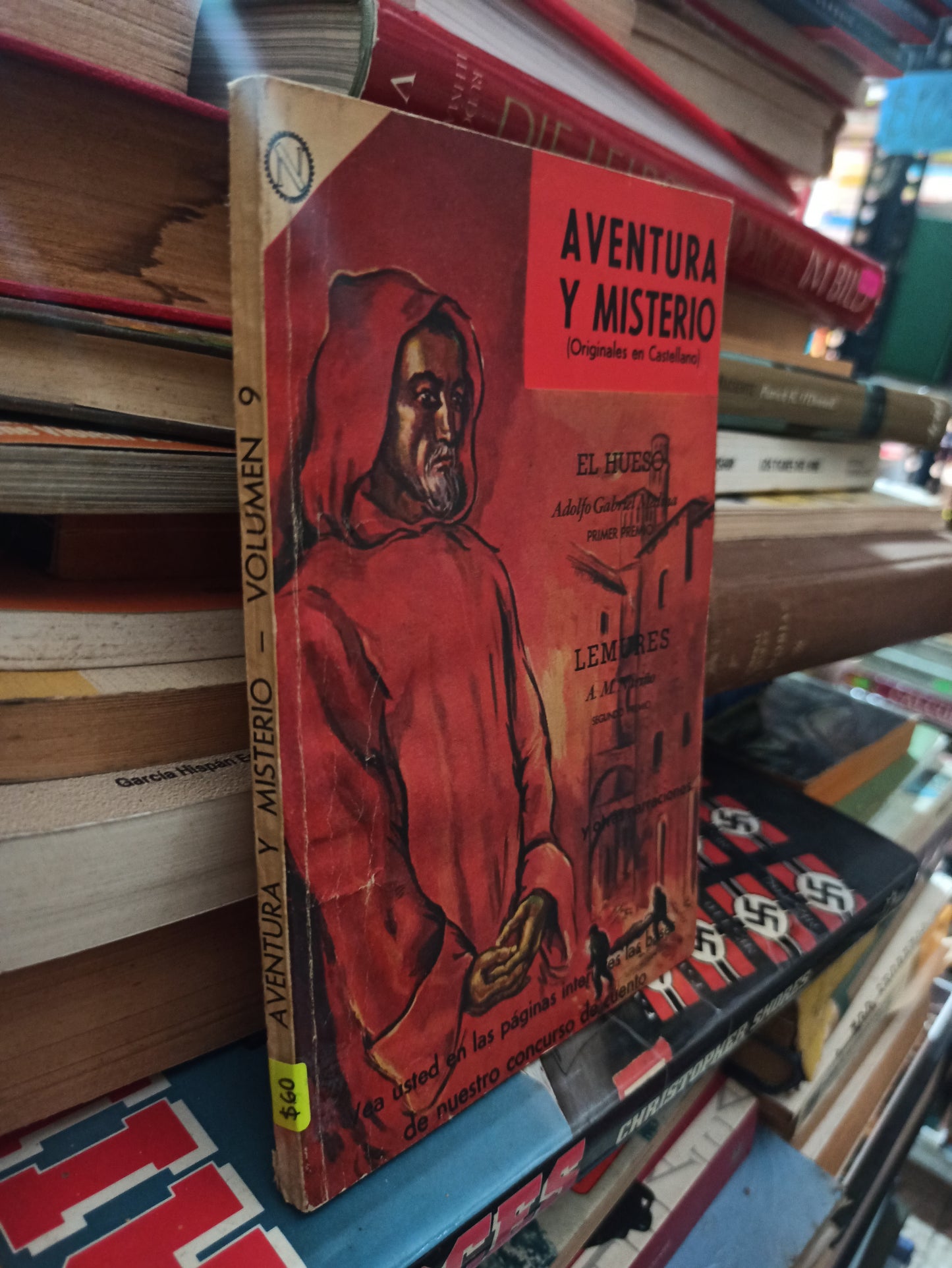 AVENTURA Y MISTERIO VOLUMEN 9 POR EDITORIAL NOVARO USADO NOVELAS ALDAMA