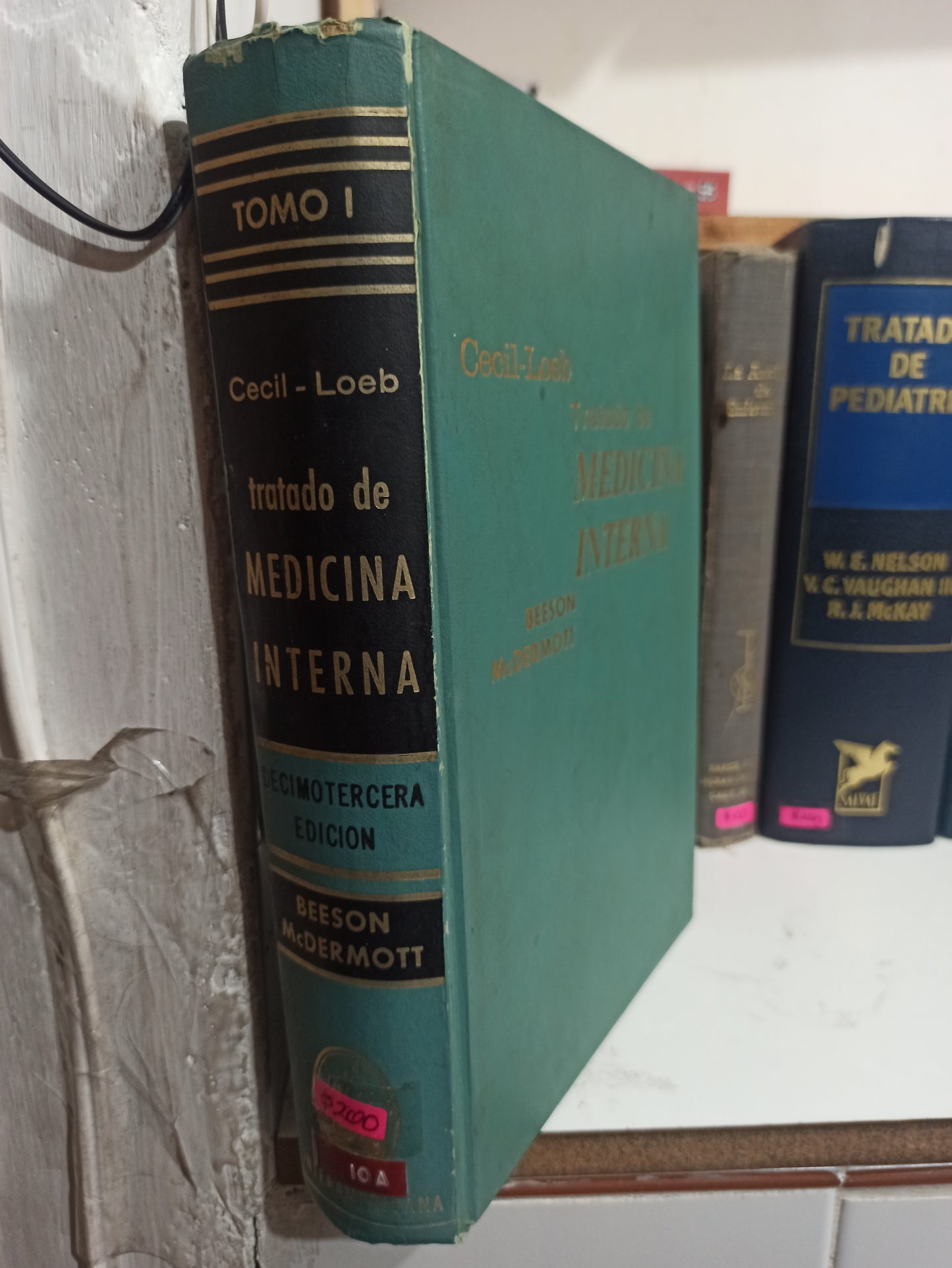 TRATADO DE MEDICINA INTERNA TOMO 1 POR PAUL B. BEESON USADO SALUD JUÁREZ