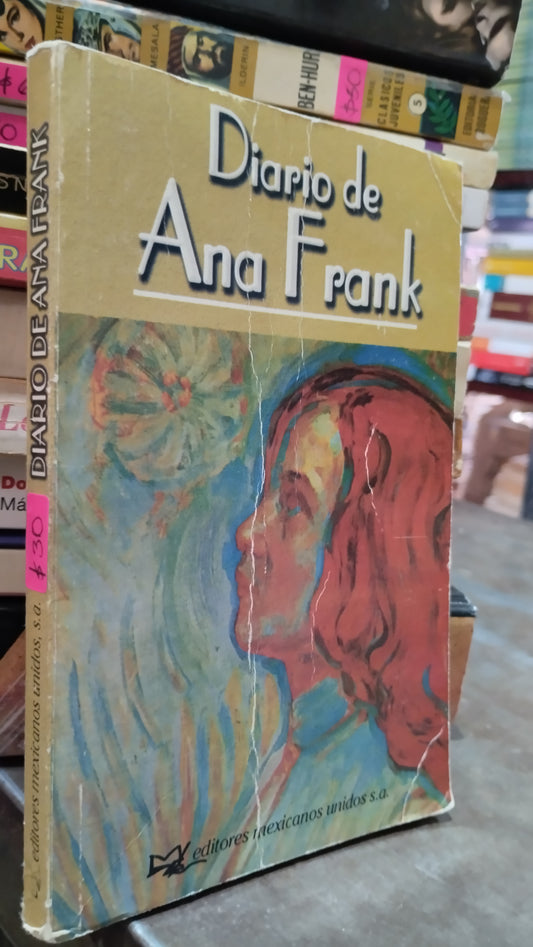 DIARIO DE ANA FRANK LIBRO USADO NOVELAS ALDAMA