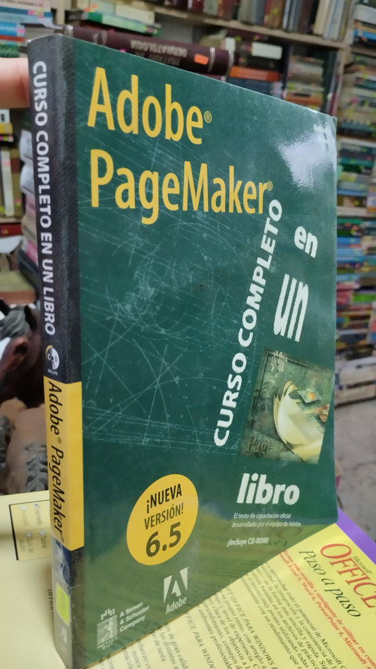 CURSO COMPLETO EN UN LIBRO ADOBE PAGEMAKER LIBRO USADO COMPUTACION ALDAMA
