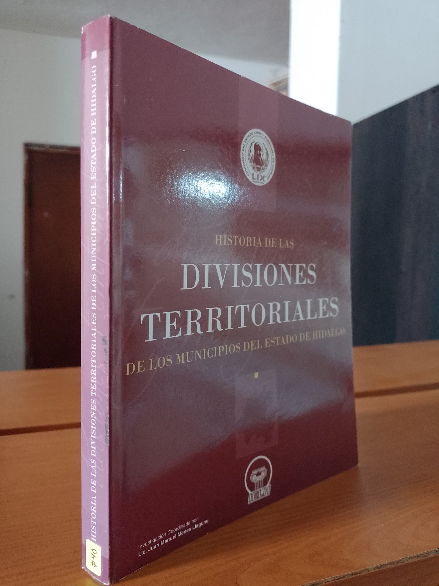 HISTORIA DE LAS DIVISIONES TERRITORIALES POR JUAN MANUEL MENES LLAGUNO USADO GEOGRAFIA JUAREZ 515