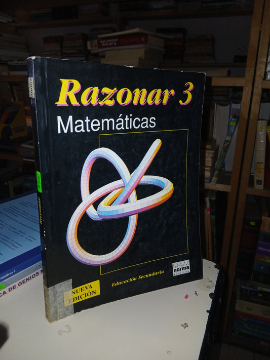 RAZONAR 3 POR MAURICIO VILLEGAS RODRÍGUEZ USADO MATEMÁTICAS LITERARIO 207