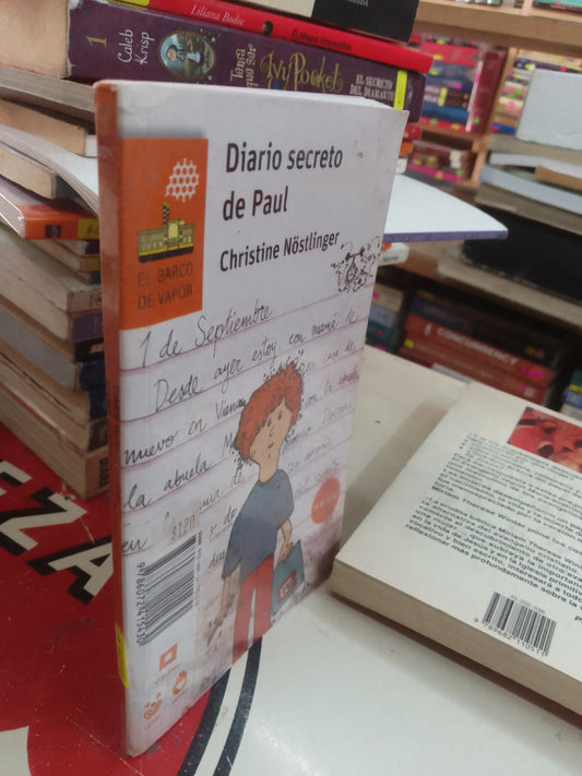 DIARIO SECRETO DE PAUL POR CHRISTINE NOSTLUNGER USADO INFANTIL LITERARIO 207