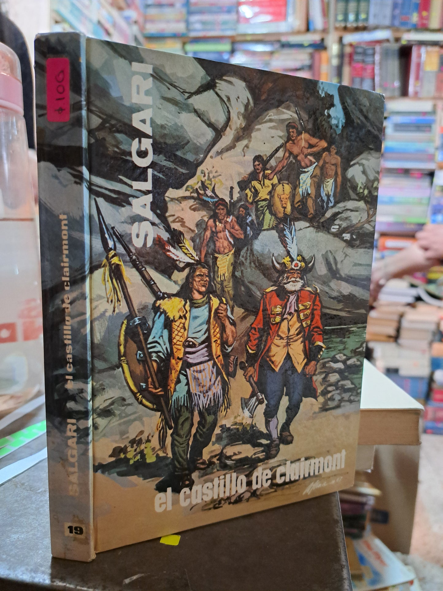 EL CASTILLO DE CLAIRMONT SALGARI USADO NOVELA ALDAMA