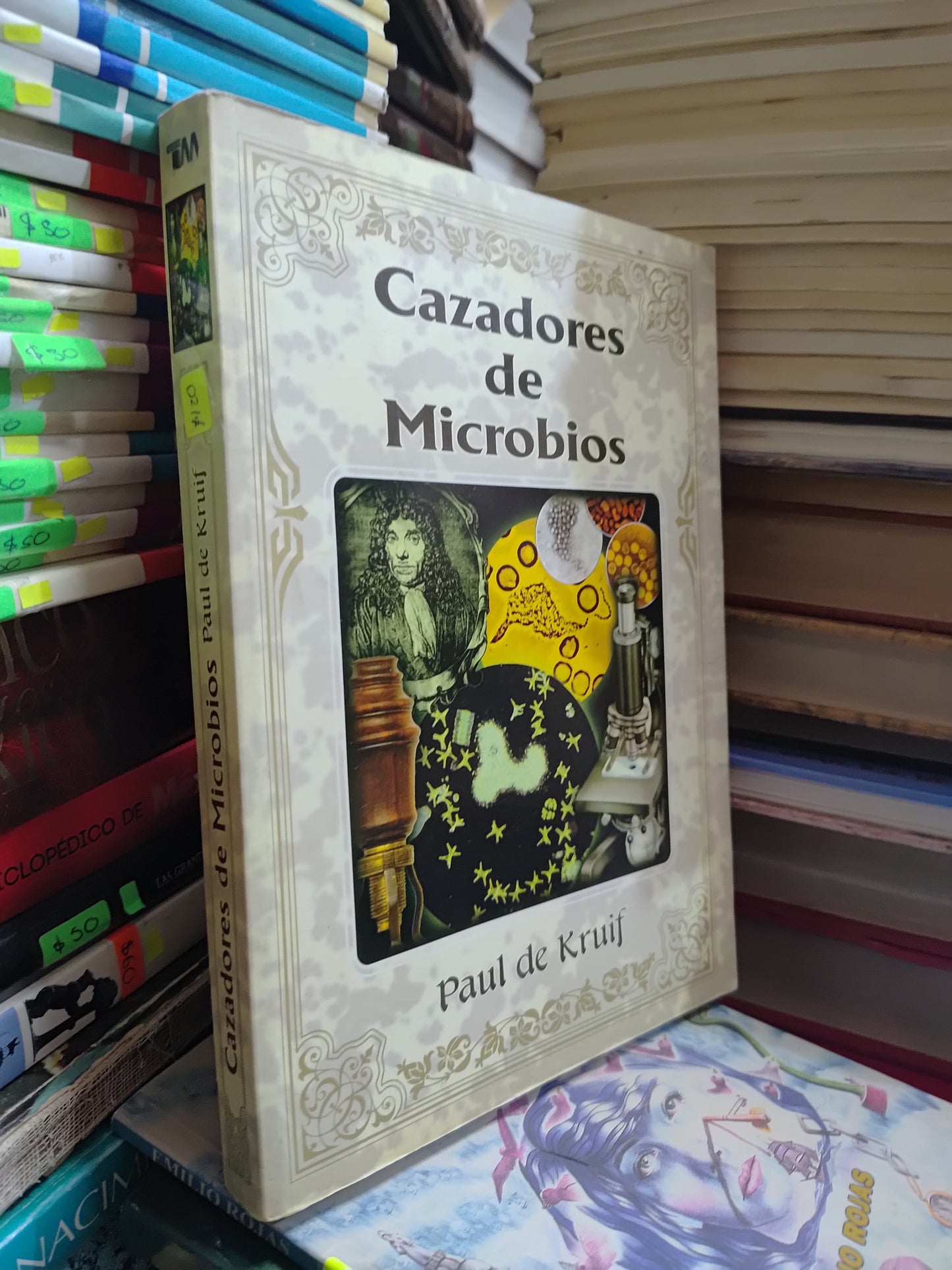 CAZADORES DE MICROBIOS POR PAUL DE KRUIF USADO NOVELAS JUAREZ 507