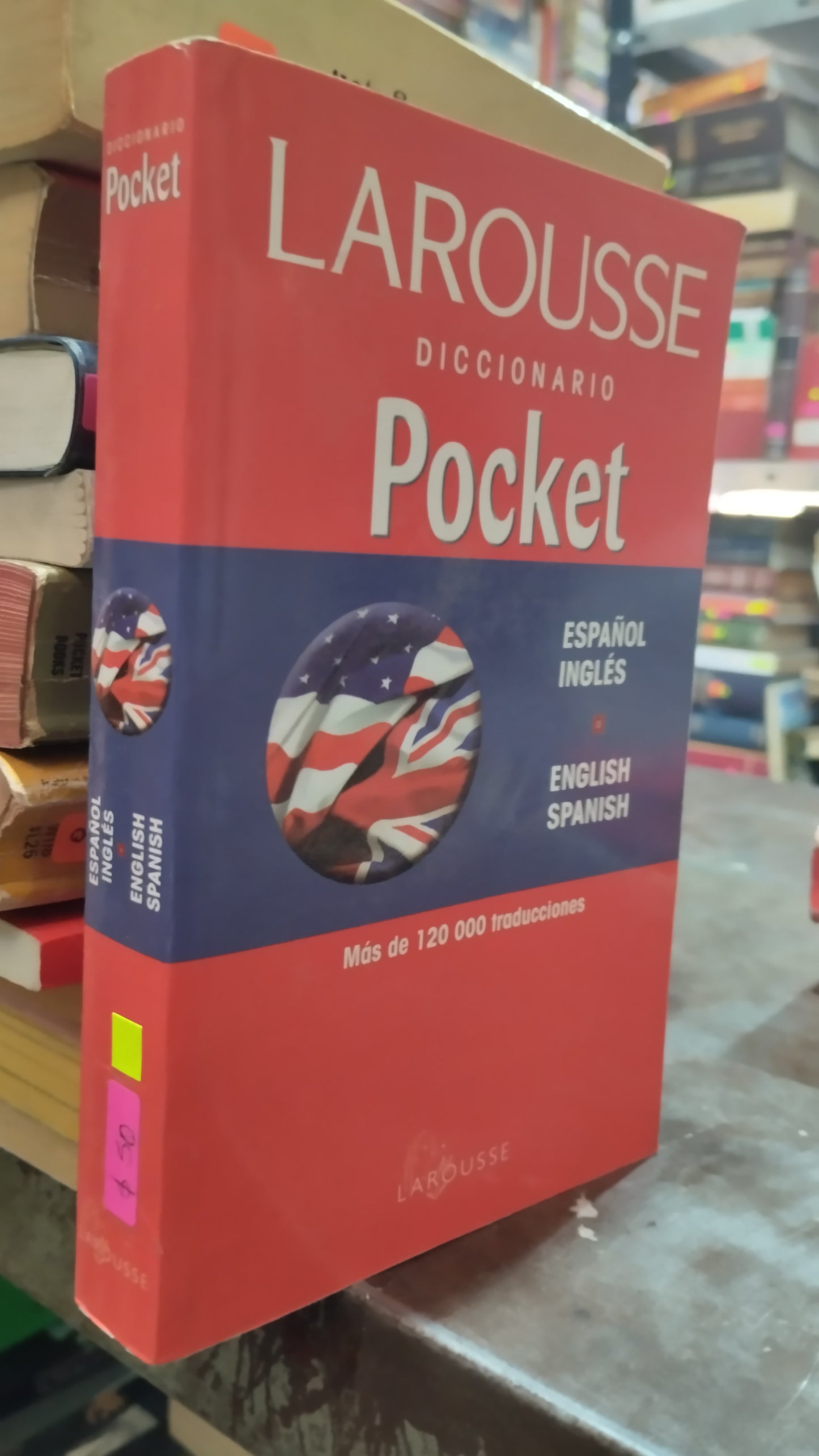 LAROUSSE DICCIONARIO POCKET ESPAÑOL INGLES LIBRO USADO IDIOMAS ALDAMA