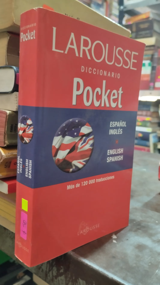 LAROUSSE DICCIONARIO POCKET ESPAÑOL INGLES LIBRO USADO IDIOMAS ALDAMA