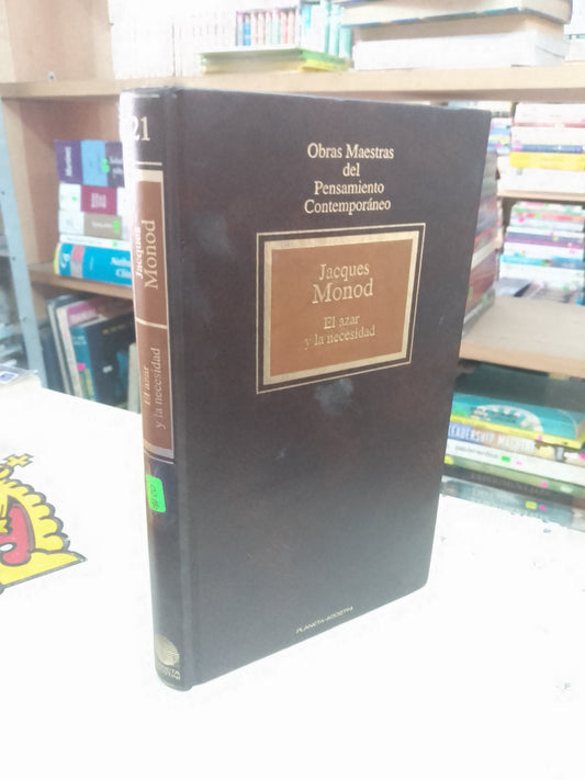 EL AZAR Y LA NECESIDAD POR JACQUES MONOD USADO NOVELA LITERARIO 207