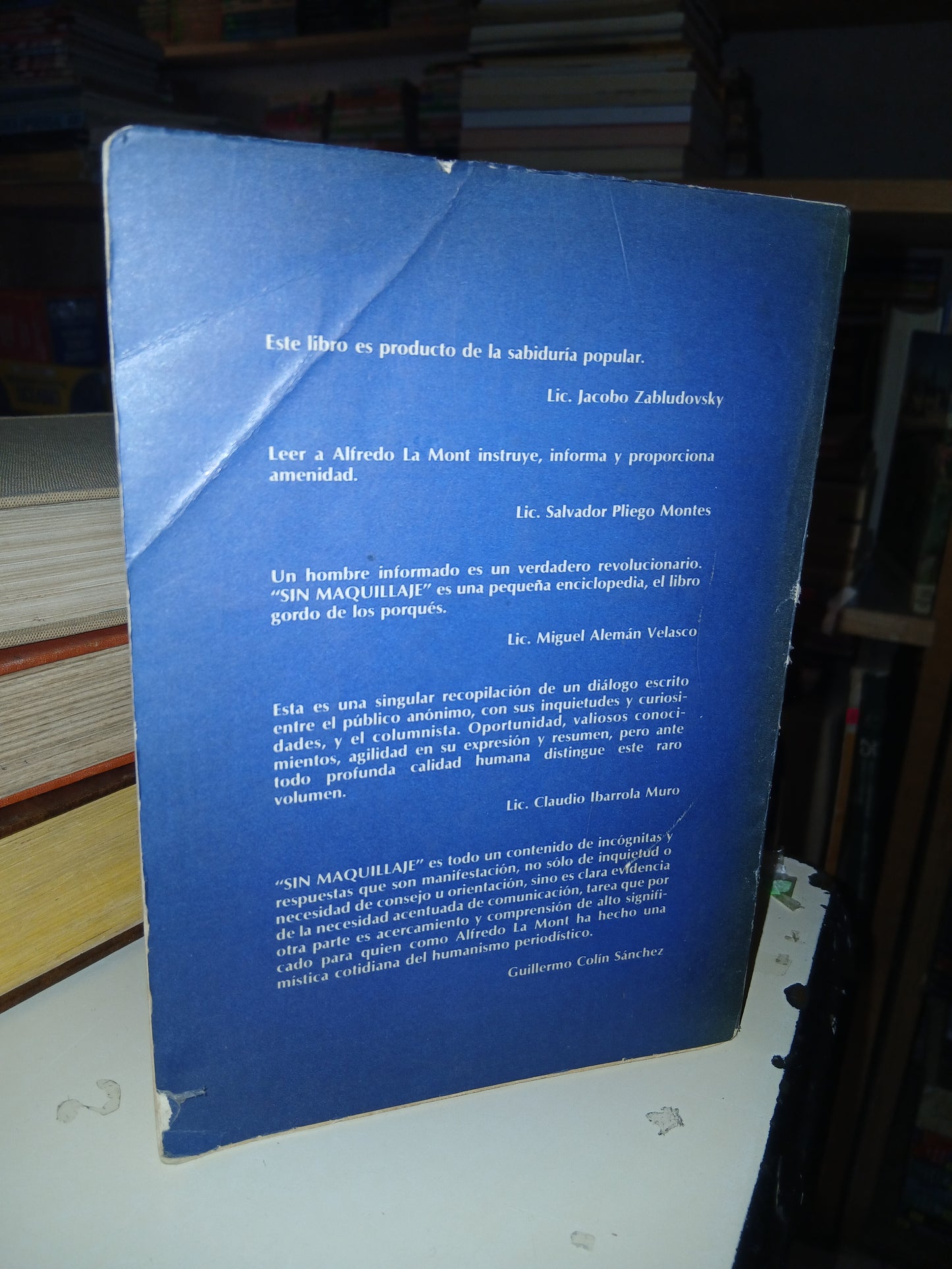 SIN MAQUILLAJE POR ALFREDO LA MONT JR. USADO SUPERACIÓN PERSONAL LITERARIO 207