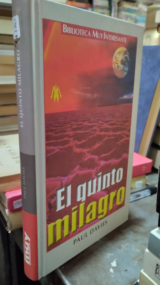 EL QUINTO MILAGRO POR PAUL DAVIES LIBRO USADO NOVELAS ALDAMA